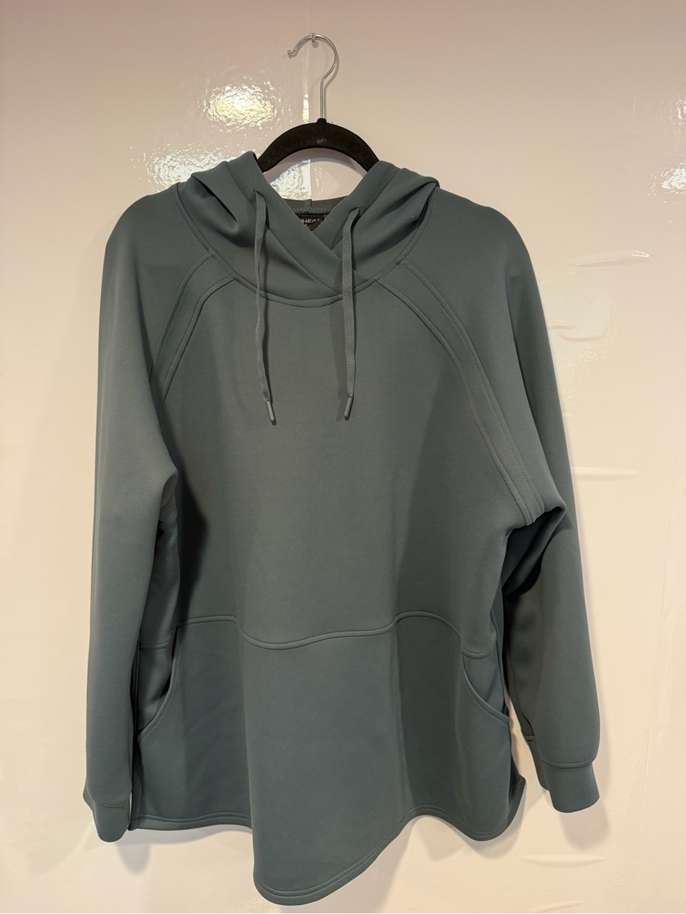 32 Degree Heat Slate blue hooded Softstreme oversized kangaroo pocket sweatshirt